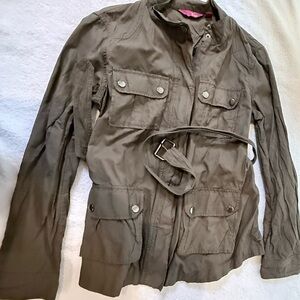 G.I.L.I. Khaki Utility Jacket with Belt